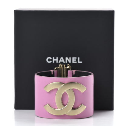 Chanel Calfskin CC Wide Cuff M Pink 7 of 7