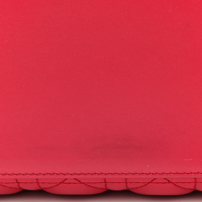 Christian Dior Lambskin Cannage Medium Lady Dior Red 11 of 11