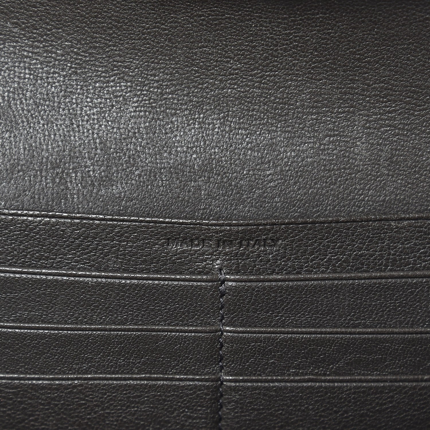 Saint Laurent Lambskin Mixed Matelasse Quilted Large Monogram Envelope Wallet Coal 7 of 8