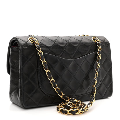 Chanel Lambskin Quilted Small Double Flap Black 2 of 10