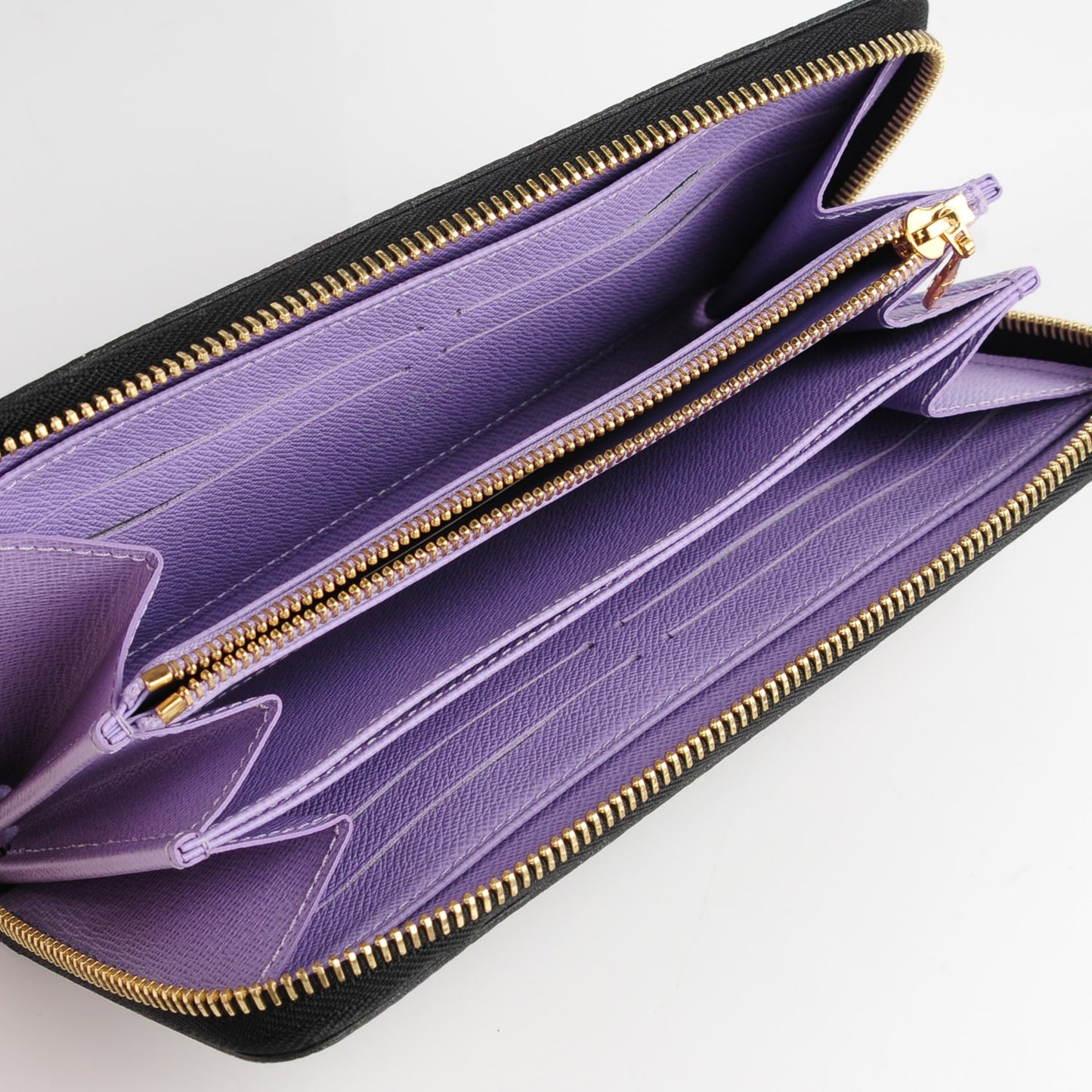 Monogram Multicolor Zippy Wallet Black Violet