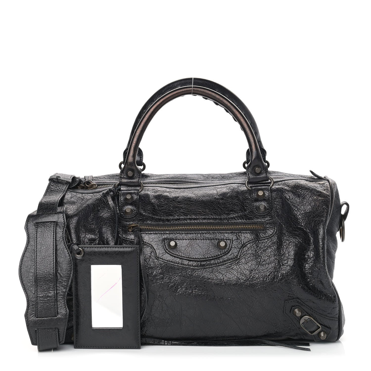 Balenciaga Agneau Classic Hardware Boston Black 1 of 10