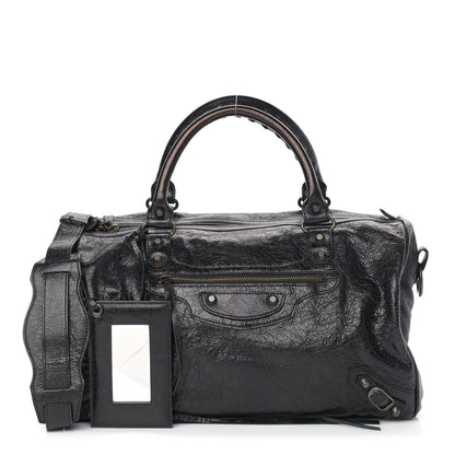 Balenciaga Agneau Classic Hardware Boston Black 1 of 10