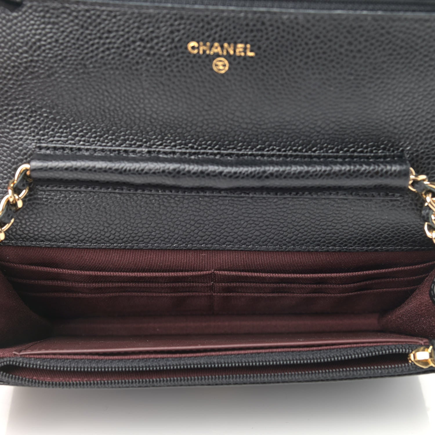 Chanel Caviar Quilted Wallet On Chain WOC Black 5 of 11
