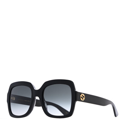 Gucci Oversized Square GG0036S Sunglasses Black 1 of 8