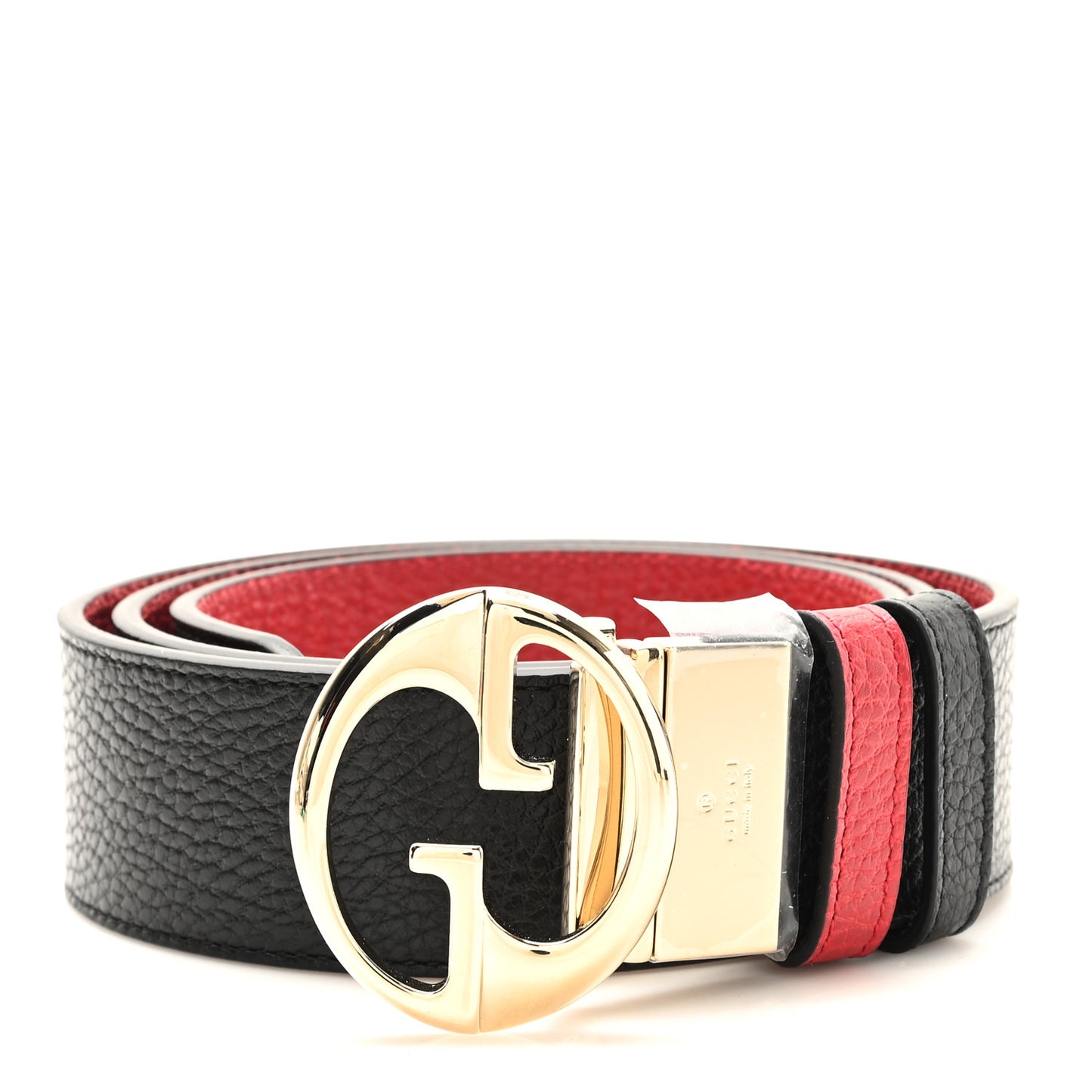 Calfskin 1973 Reversible Belt 95 38 Black Red