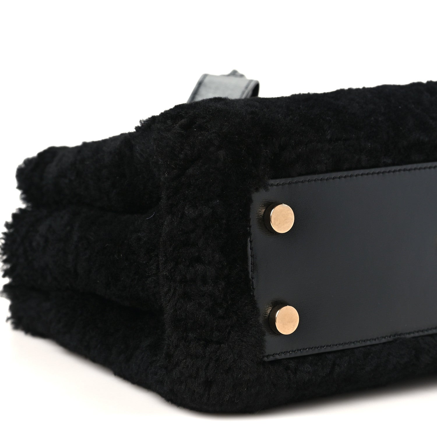 Saint Laurent Shearling Nano Sac De Jour Black 7 of 8