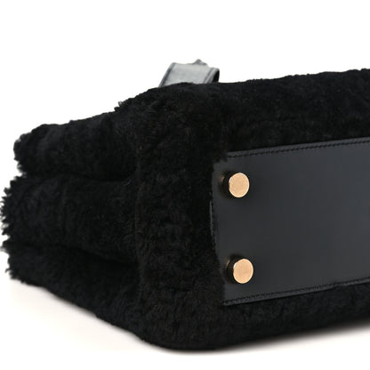 Saint Laurent Shearling Nano Sac De Jour Black 7 of 8