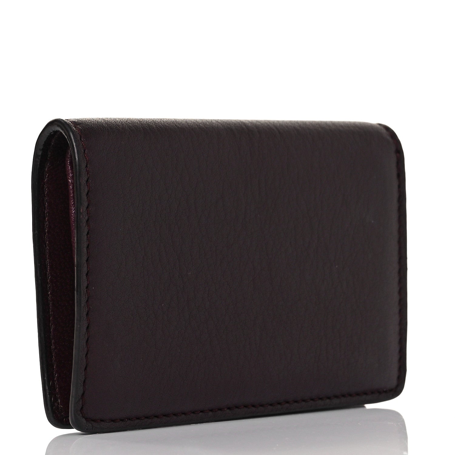 Jimmy Choo Calfskin Hanne Wallet Burgundy 3 of 8