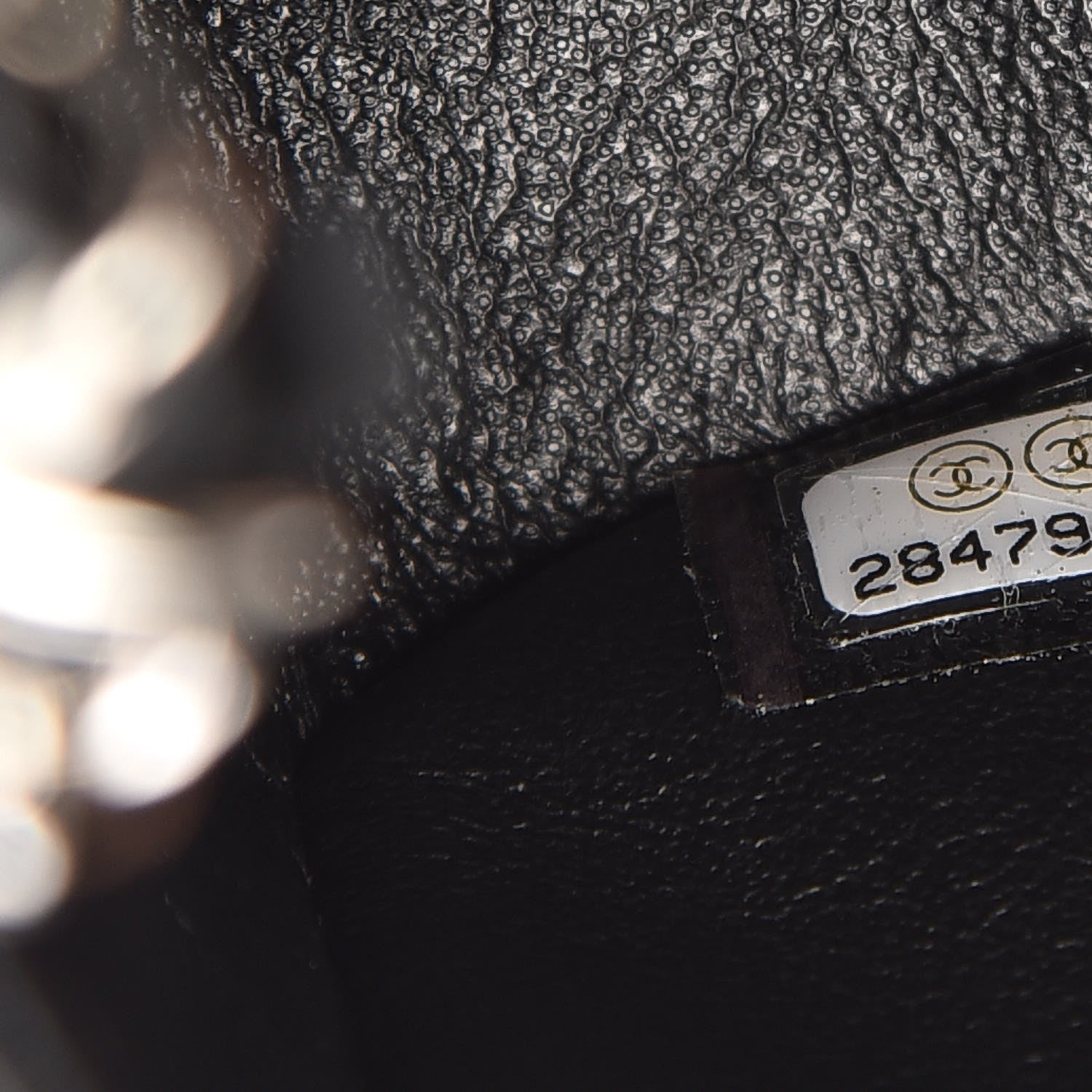 Chanel Lambskin Quilted Mini Square Flap Black 7 of 9