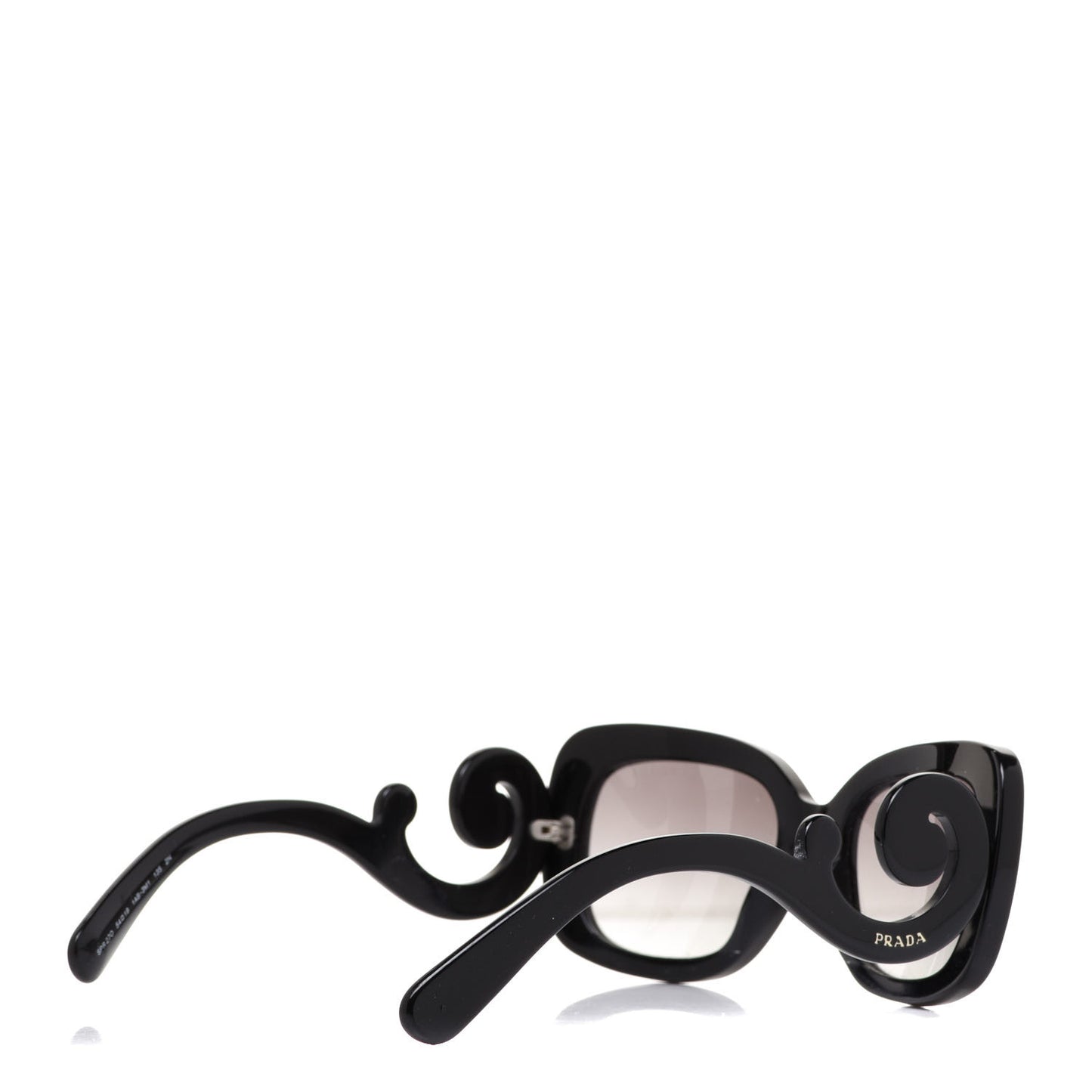 Acetate Baroque Sunglasses SPR 27O Black