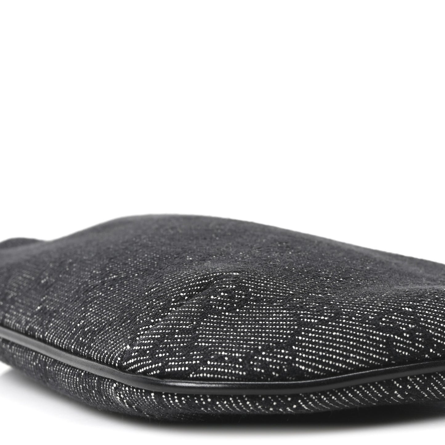 Denim Monogram Pochette Black