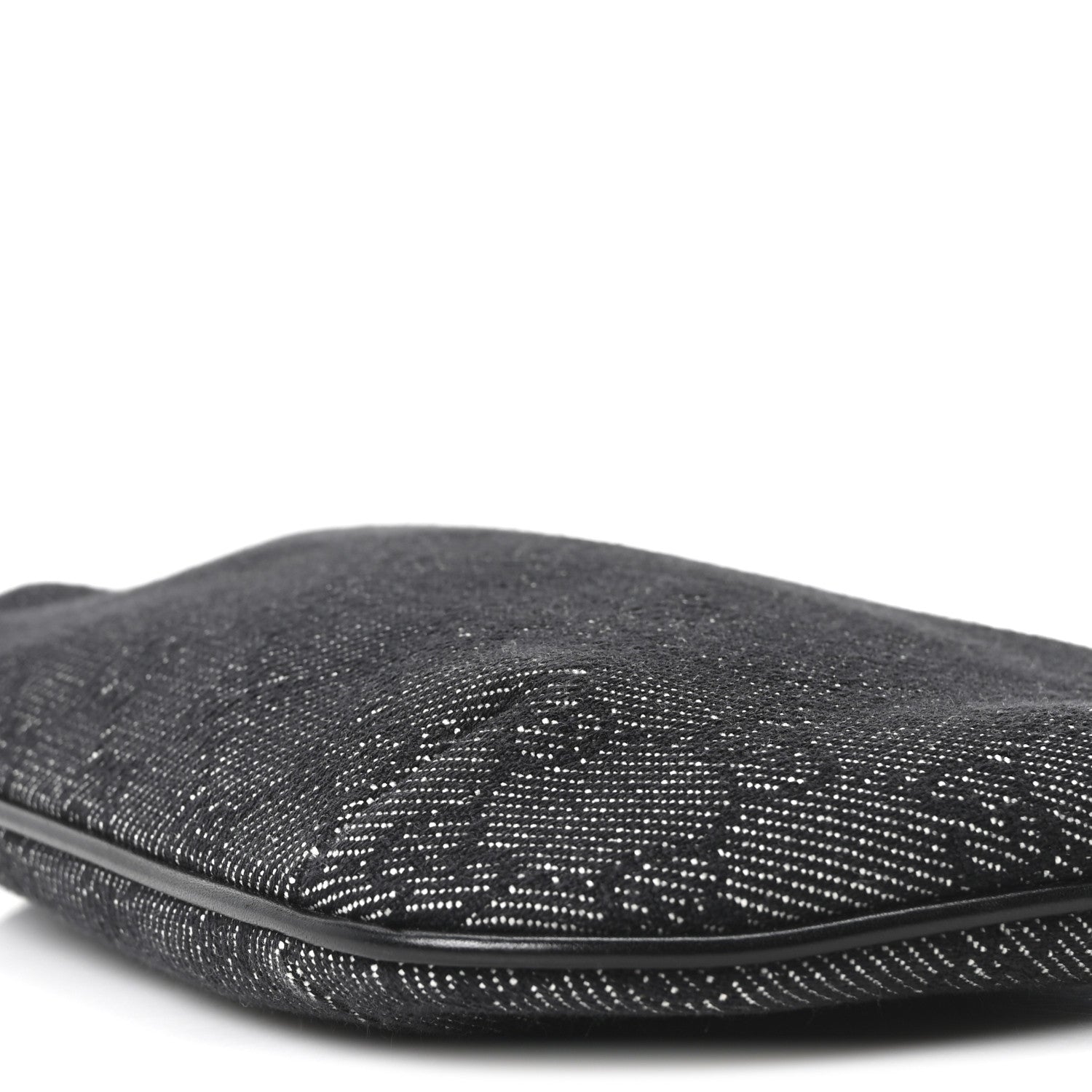 Gucci Denim Monogram Pochette Black 10 of 10