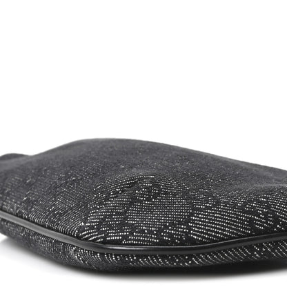 Gucci Denim Monogram Pochette Black 10 of 10