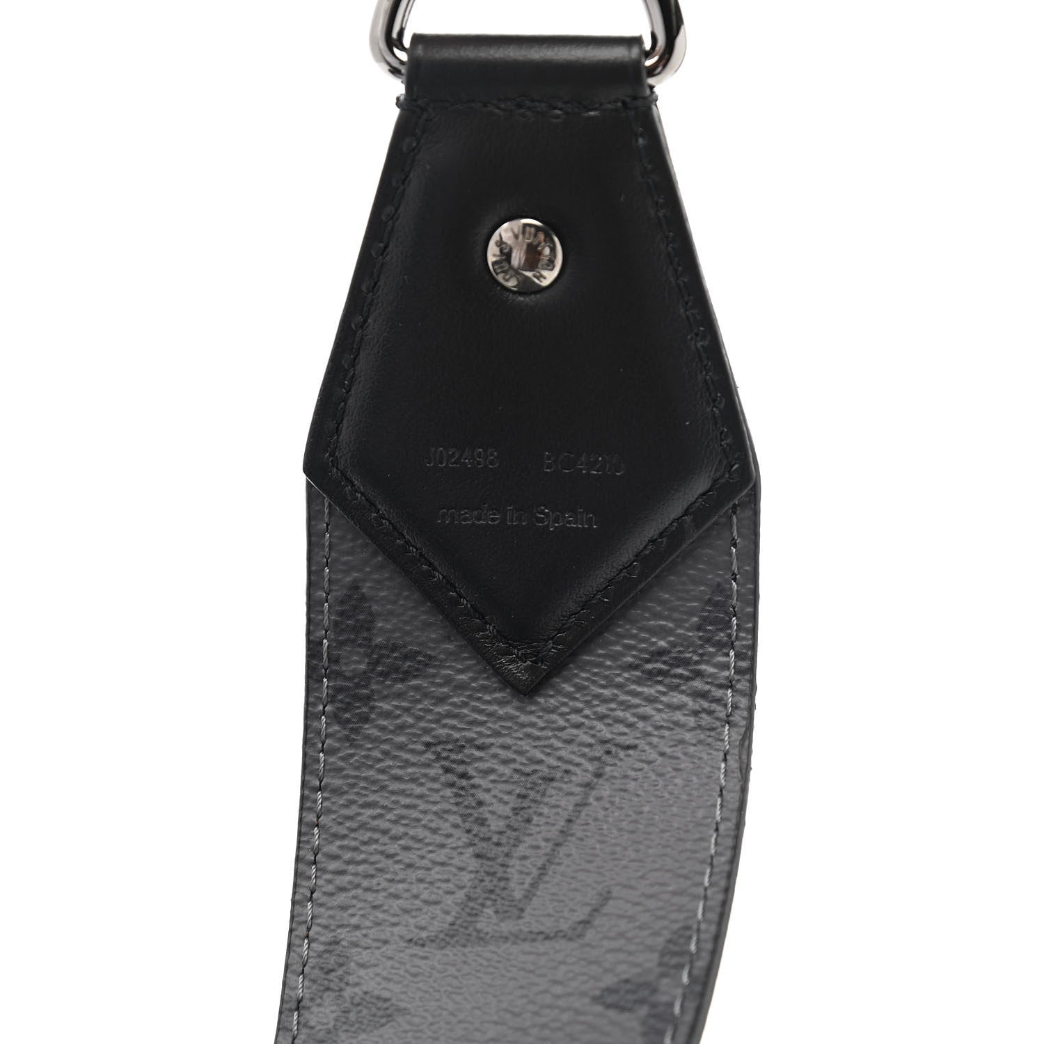 Louis Vuitton Monogram Eclipse Reversible Bandouliere Shoulder Strap 3 of 4