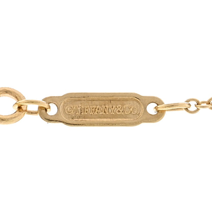 Tiffany 18K Yellow Gold Small T Smile Pendant Necklace 4 of 4