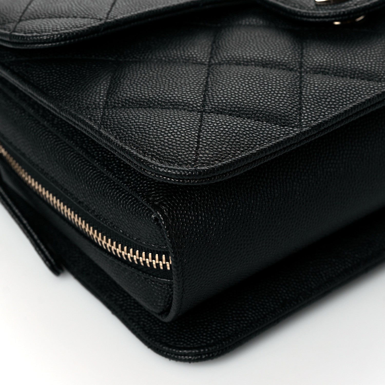 Chanel Caviar Quilted Large Like A Wallet Flap Black 6 of 11