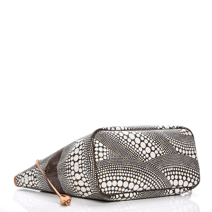 Louis Vuitton Monogram Kusama Waves Neverfull MM White 4 of 14