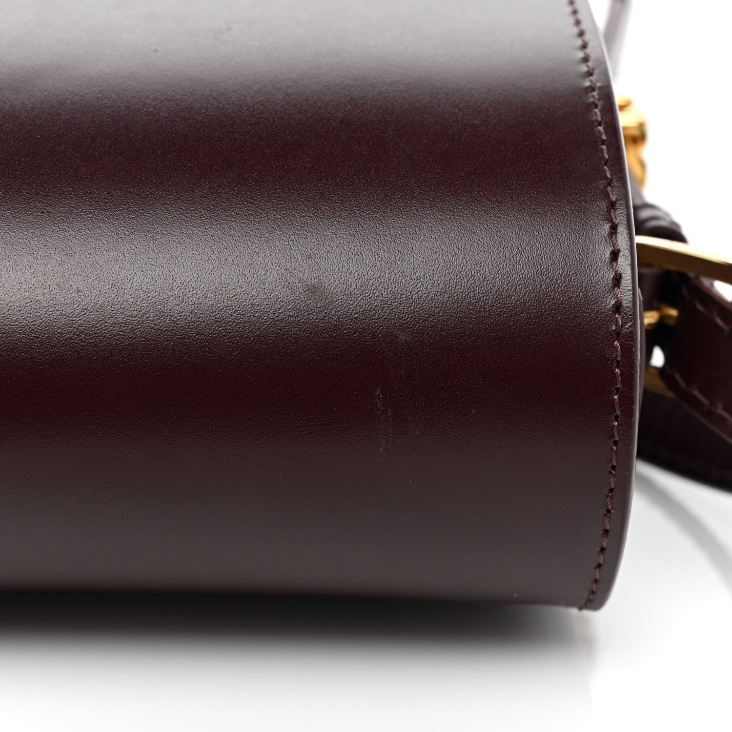 Burberry Smooth Calfskin Small Grace Bag Oxblood 11 of 12