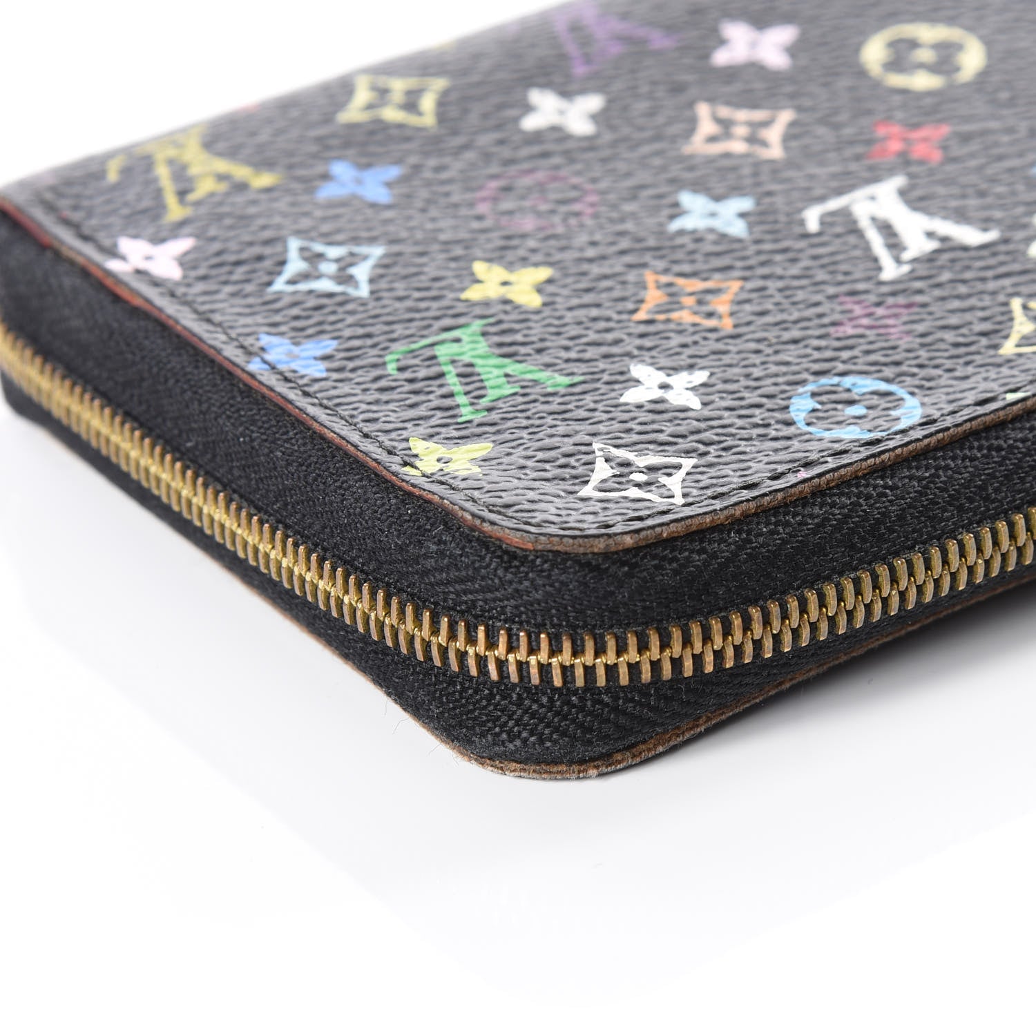 Louis Vuitton Monogram Multicolor Zippy Coin Purse Black Grenade 7 of 11