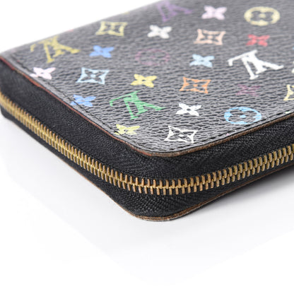 Louis Vuitton Monogram Multicolor Zippy Coin Purse Black Grenade 7 of 11