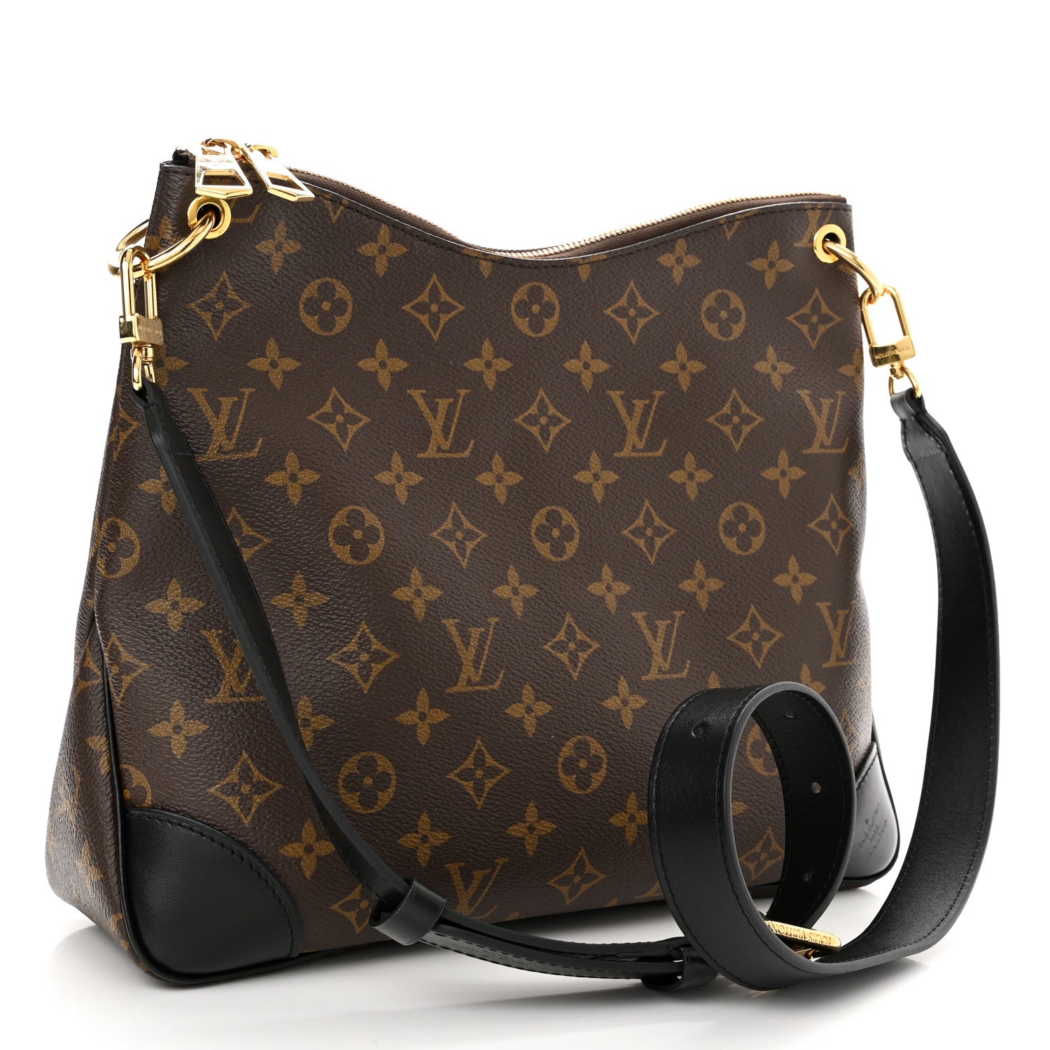 Louis Vuitton Monogram Odeon MM Black 3 of 9