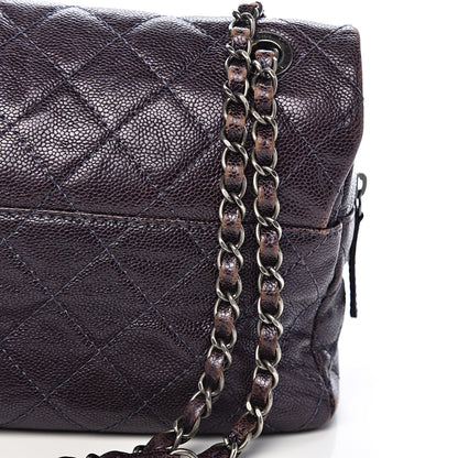 Chanel Iridescent Caviar Quilted Large Chic Flap Purple 9 of 16