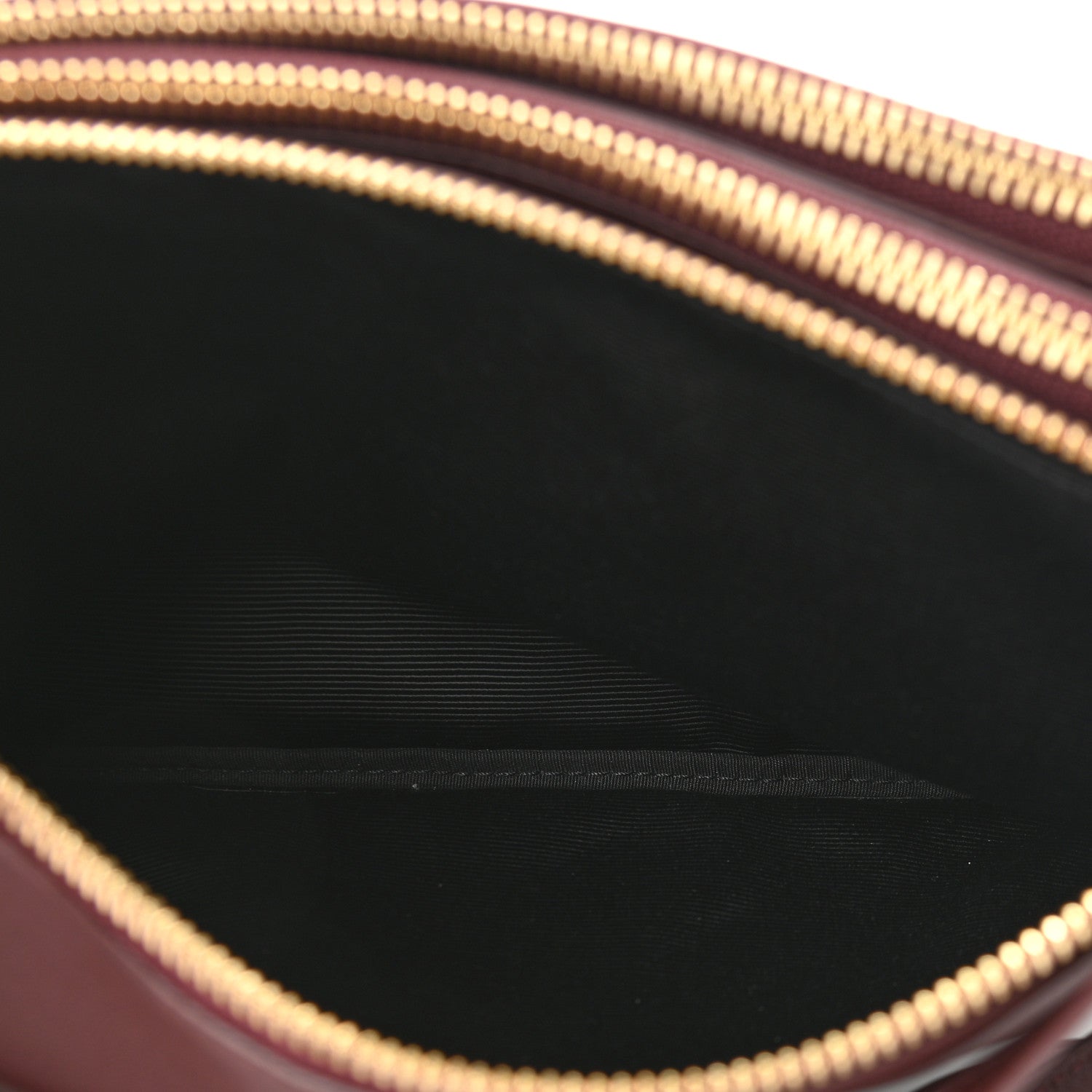 Celine Lambskin Large Trio Crossbody Bag Burgundy 7 of 11