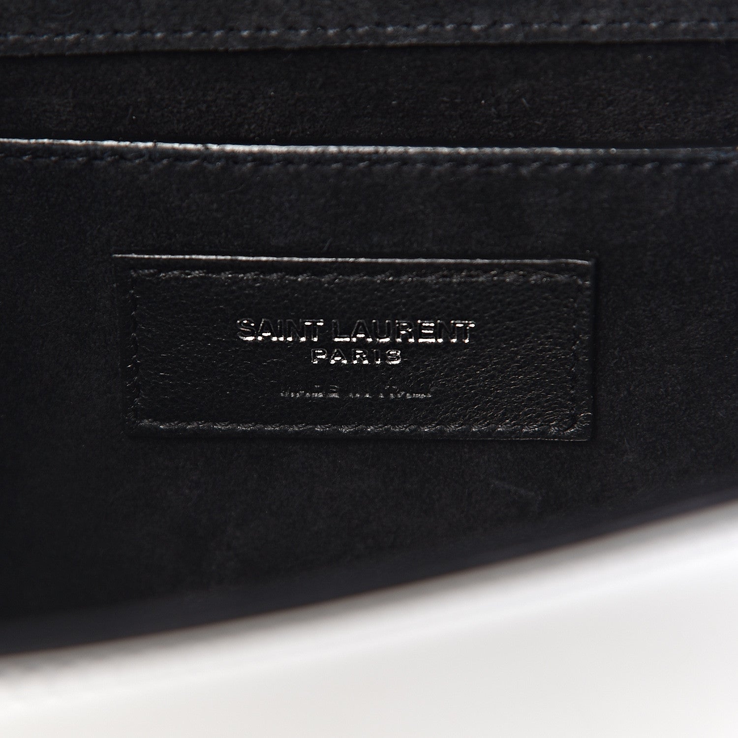 Saint Laurent Patent Small Monogram Kate Satchel Silver 5 of 9