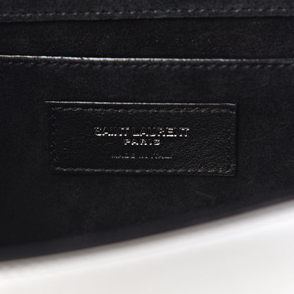 Saint Laurent Patent Small Monogram Kate Satchel Silver 5 of 9