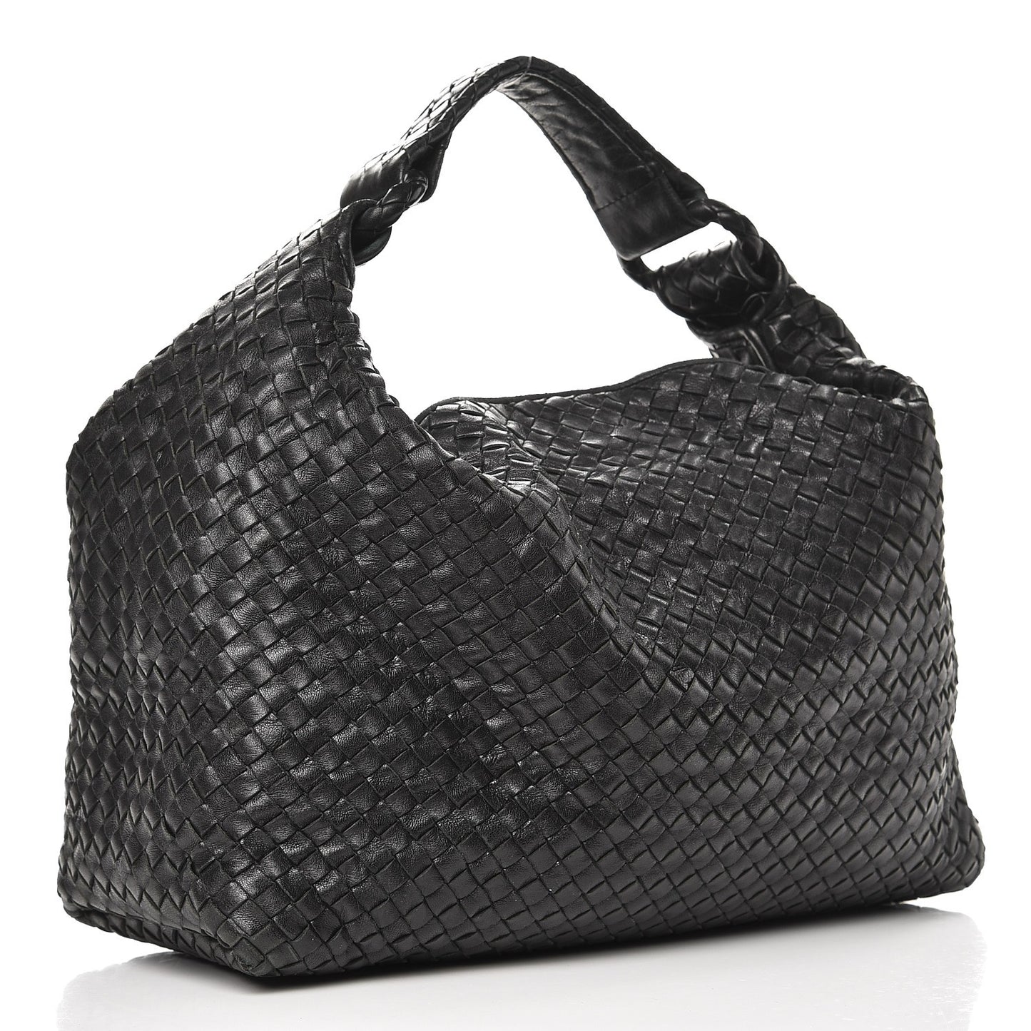 Nappa Intrecciato Sloane Hobo Nero Black