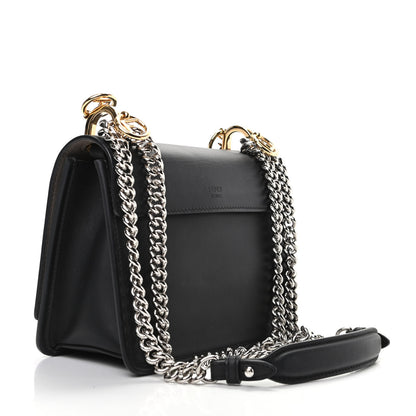 Fendi Vitello Century Opaco F is Fendi Small Kan I Shoulder Bag Black 3 of 9
