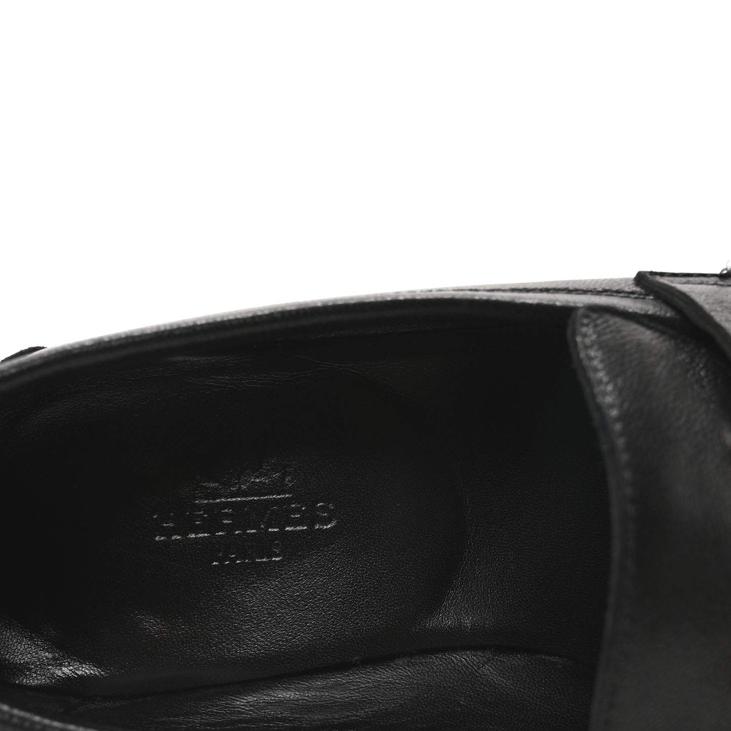 Goatskin Womens Paris Loafers 35 Black