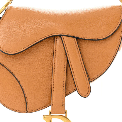 Christian Dior Goatskin Micro Saddle Bag Camello 8 of 10