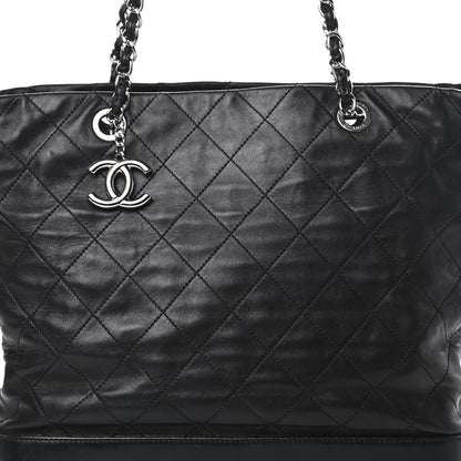 Chanel Calfskin Stitched Large VIP Shopping Tote Black 8 of 21