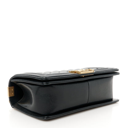 Chanel Caviar Quilted Medium Top Handle Boy Flap Black 4 of 10