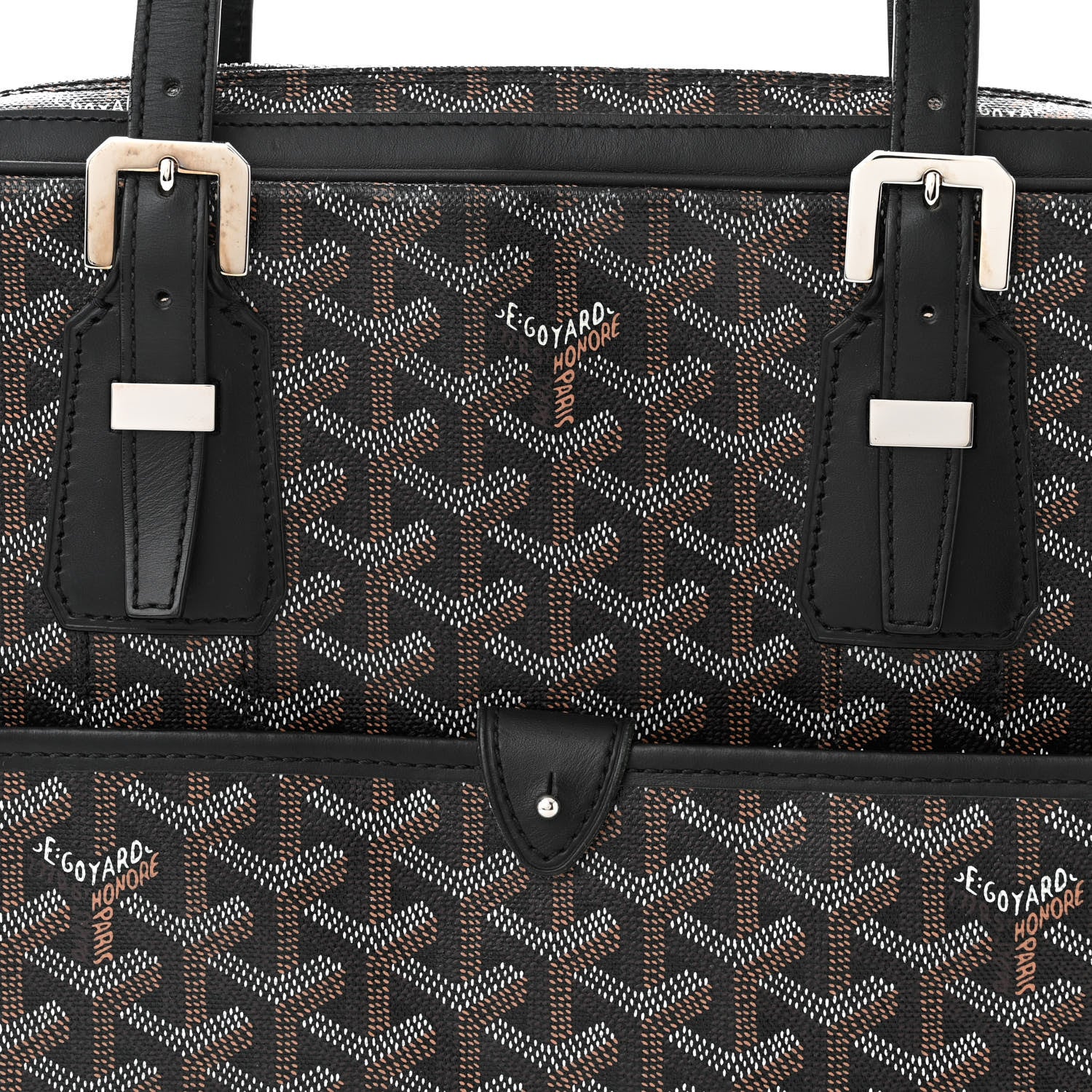Goyard Goyardine Ambassade PM Briefcase Black 7 of 13