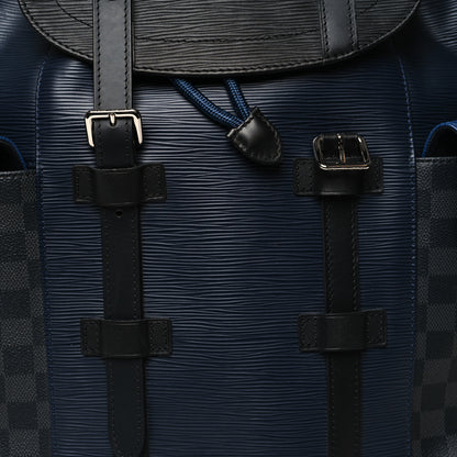 Louis Vuitton Epi Damier Cobalt Christopher Backpack PM 8 of 13