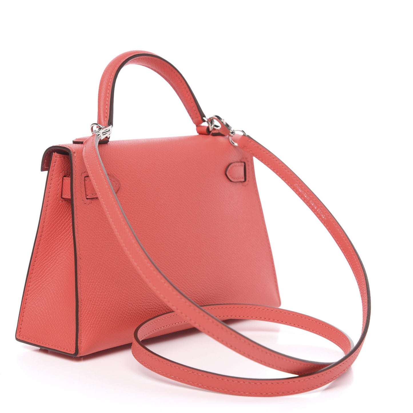 Epsom Mini Kelly Sellier 20 Rose Jaipur Rouge Vif