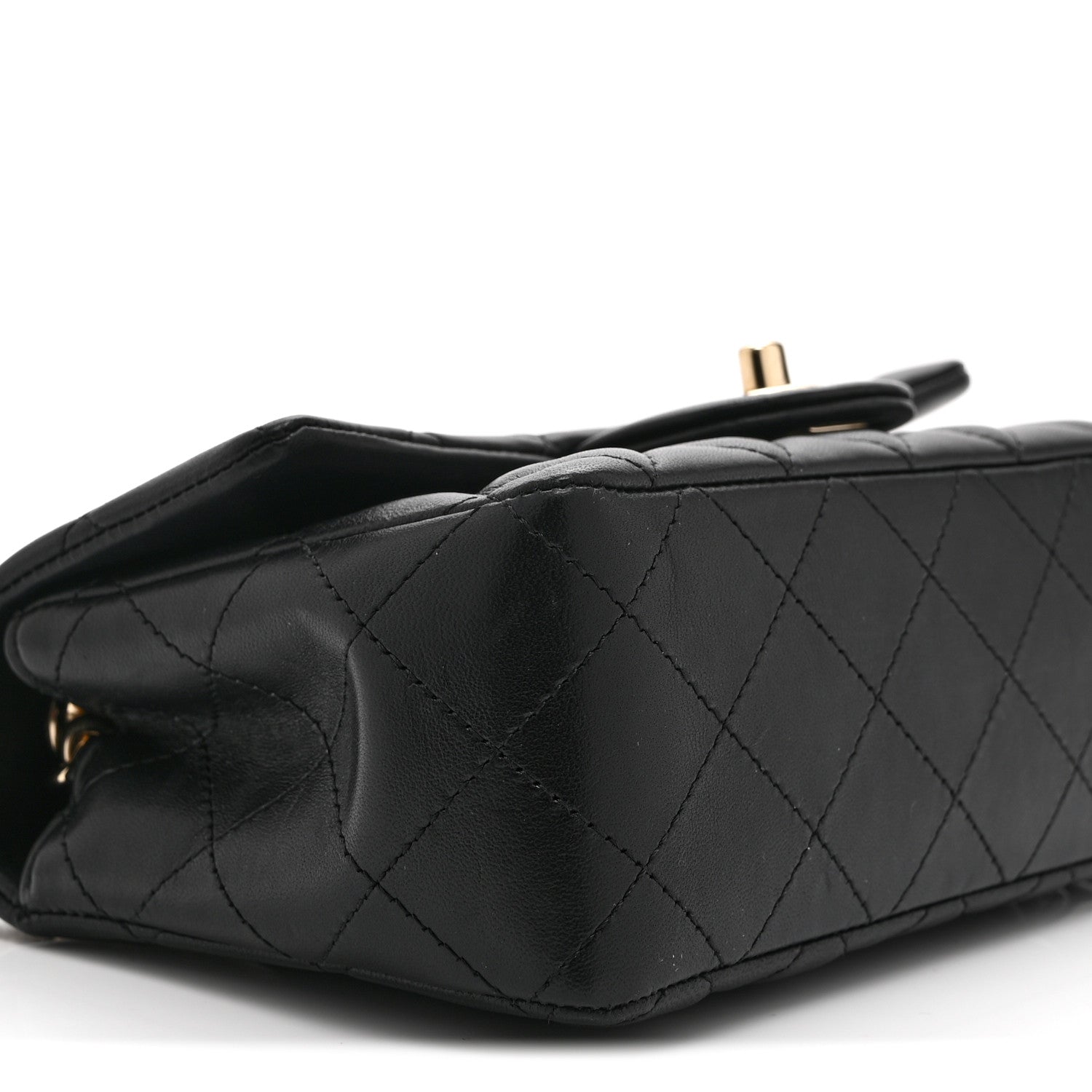 Chanel Lambskin Quilted Mini Coco Charms Rectangular Flap Black 9 of 10
