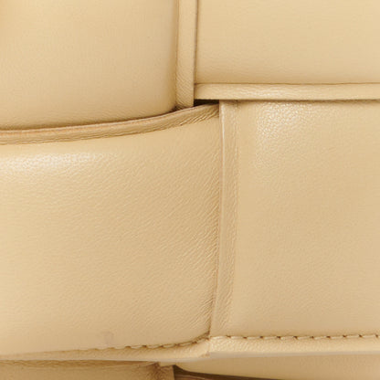 Bottega Veneta Lambskin Maxi Intreccio Padded Chain Cassette Crossbody Bag Porridge 9 of 12
