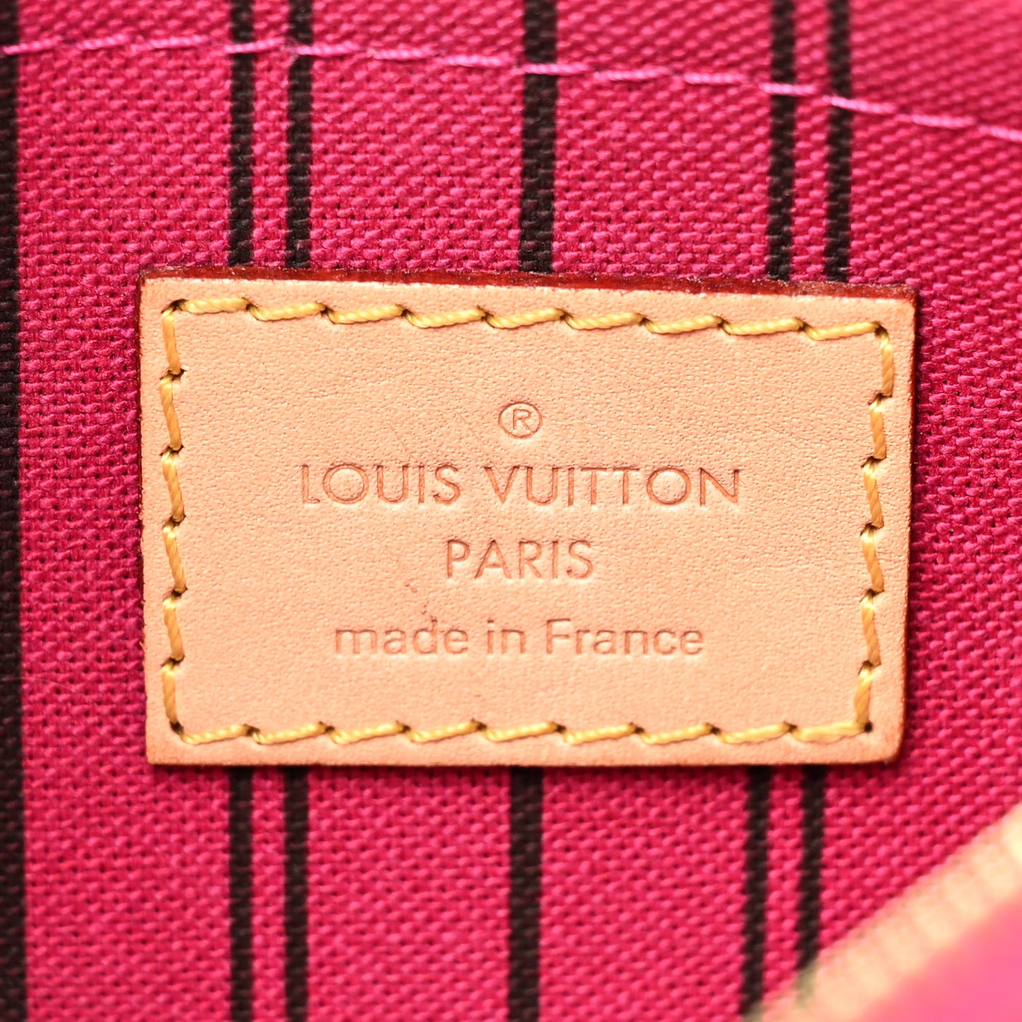 Monogram Neverfull PM Pochette Fuchsia
