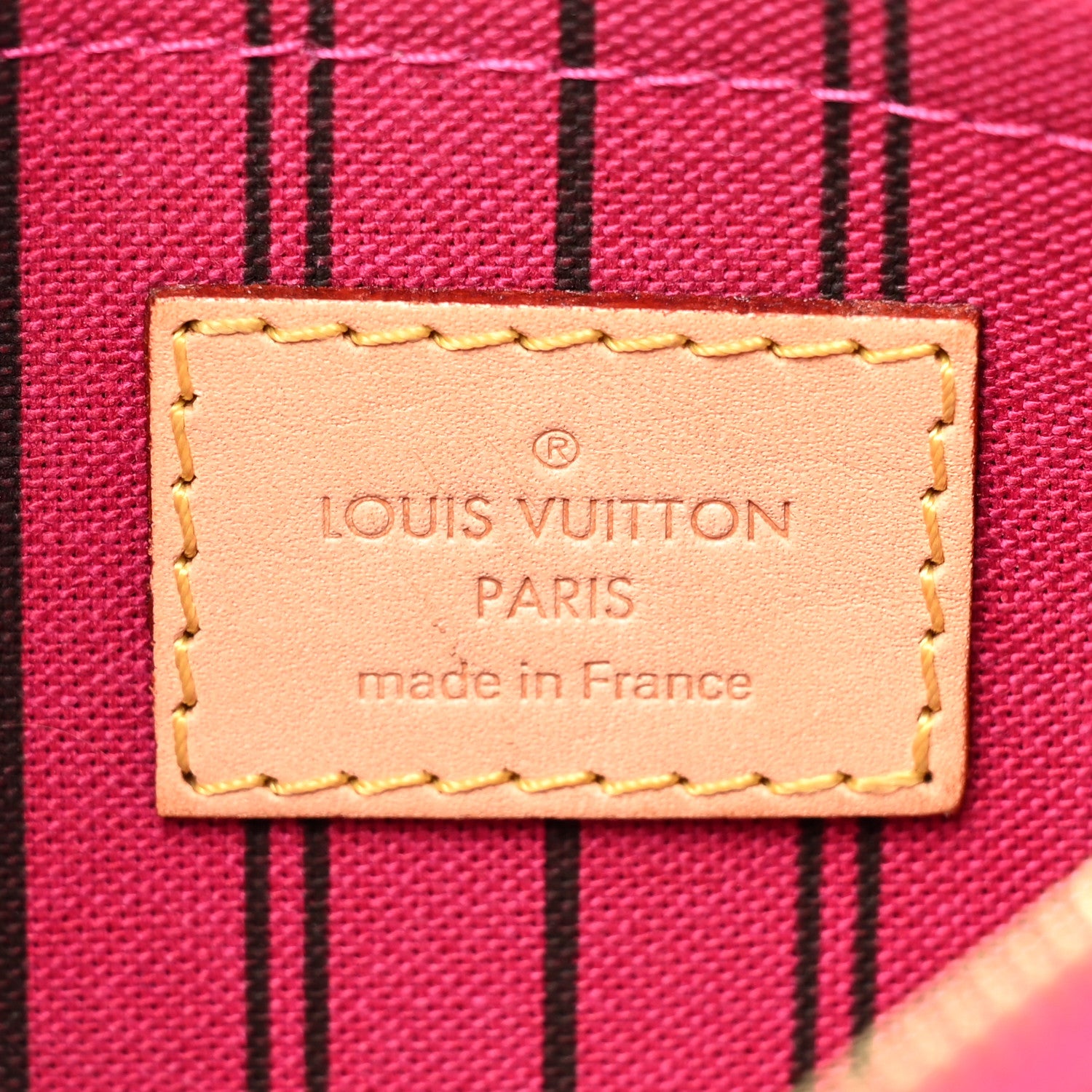 Louis Vuitton Monogram Neverfull PM Pochette Fuchsia 6 of 11