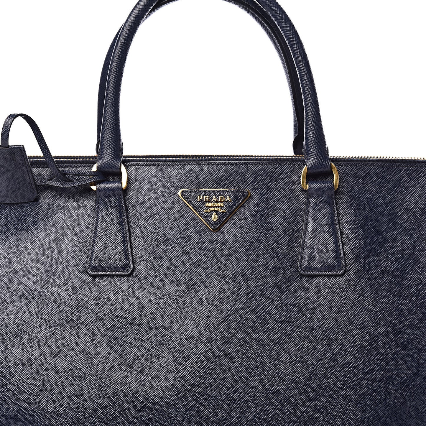 Saffiano Large Galleria Double Zip Tote Baltico