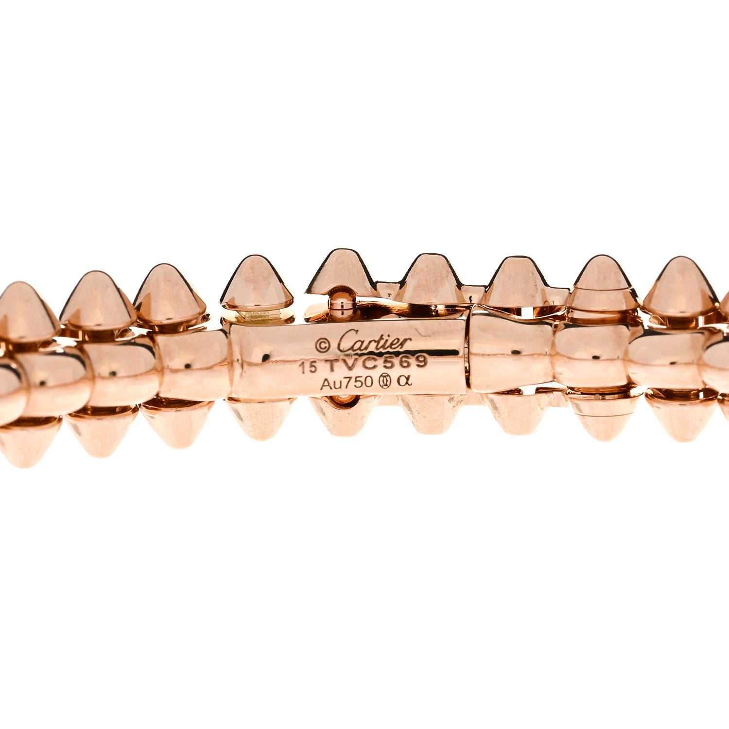 Cartier 18K Pink Gold Small Clash De Cartier Bracelet 15 3 of 4
