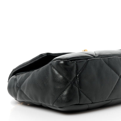 Chanel Lambskin Quilted Medium Chanel 19 Flap Black 9 of 12