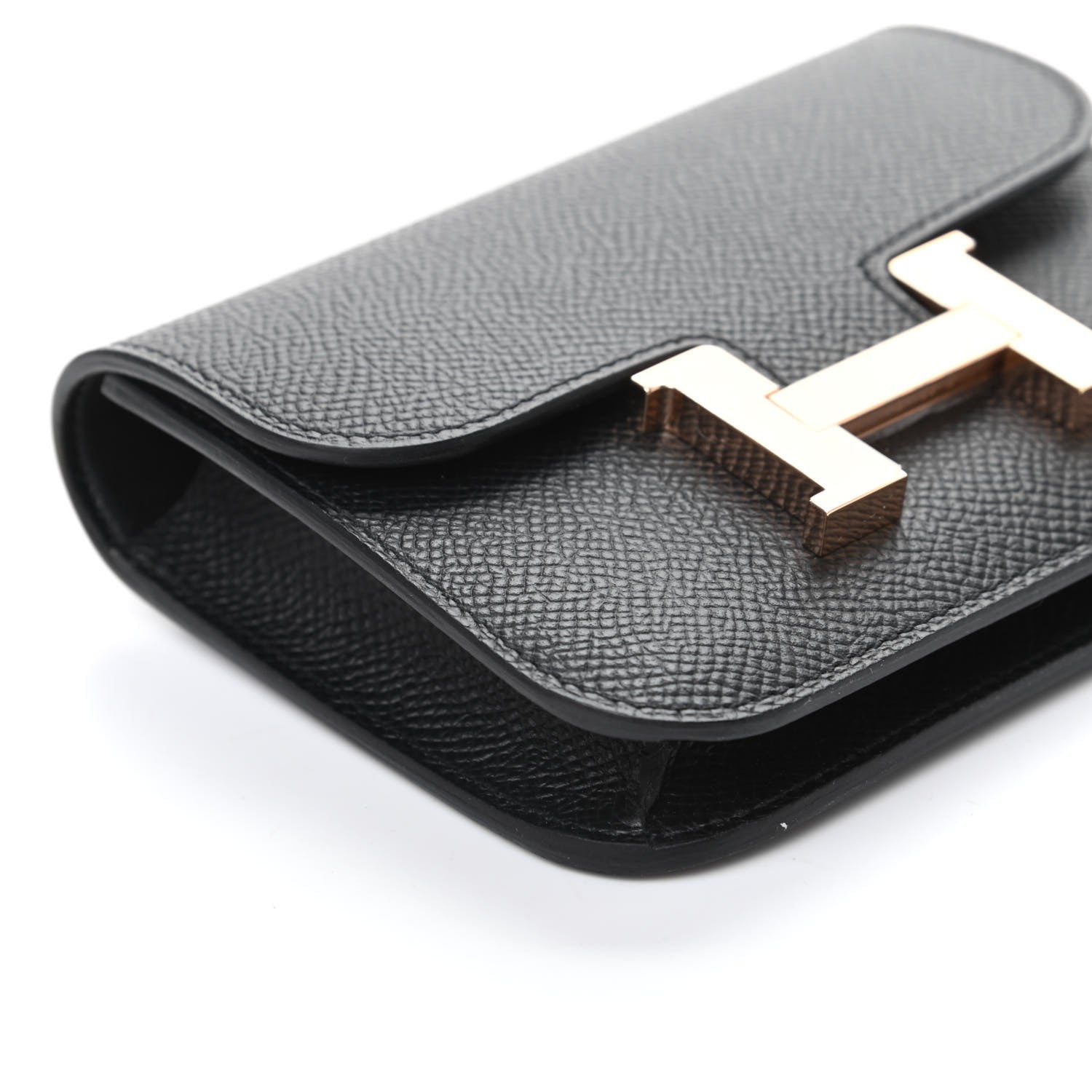 Hermes Epsom Constance Slim Wallet Black 7 of 9