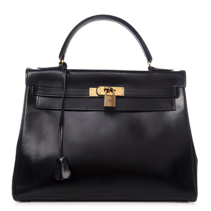 Hermes Box Kelly Retourne 28 Black 1 of 8