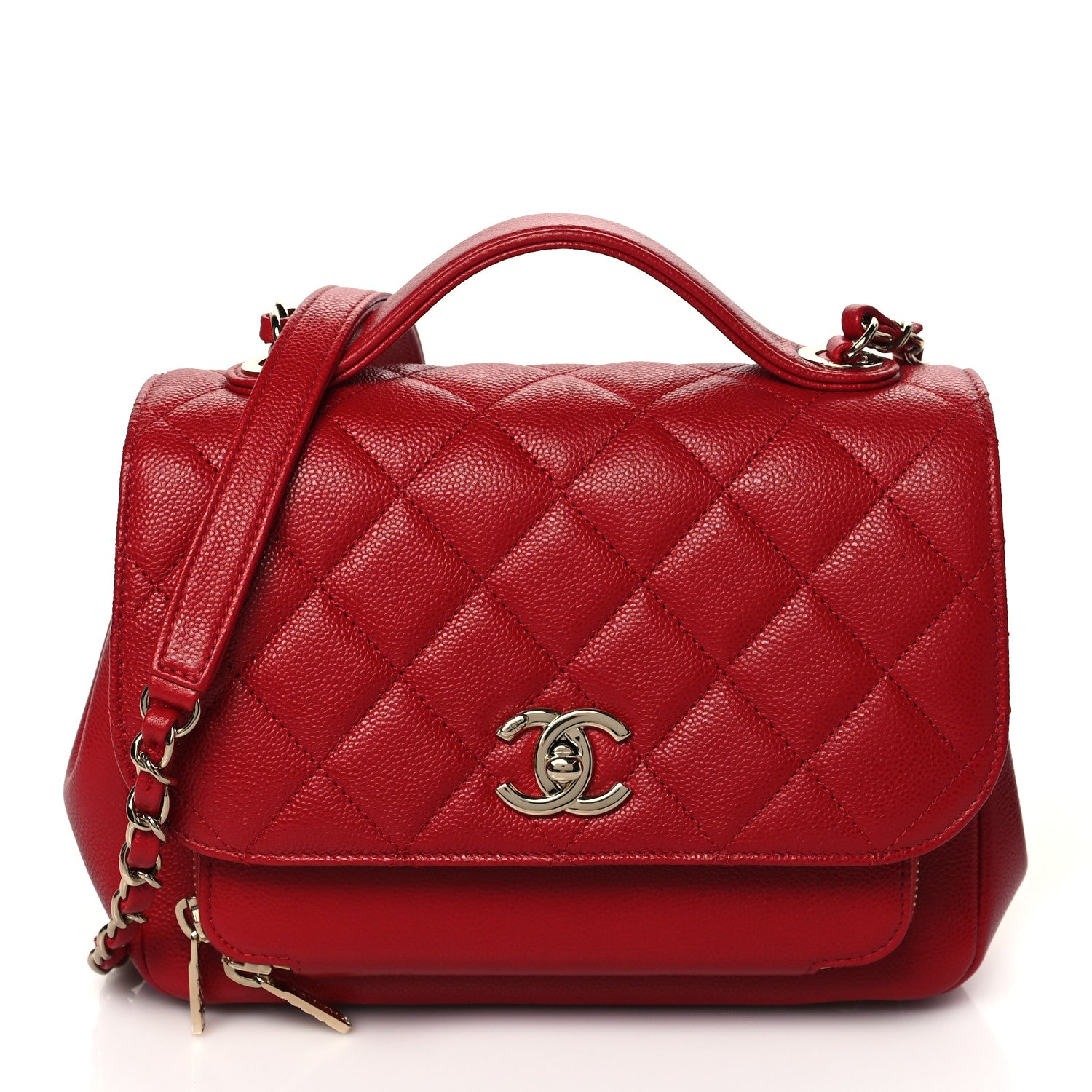 Chanel Caviar Quilted Medium Business Affinity Flap Red 1 of 11