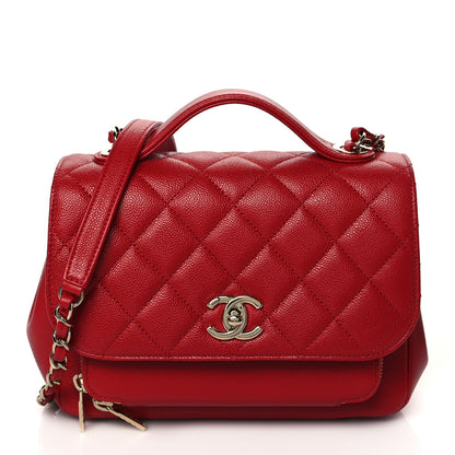 Chanel Caviar Quilted Medium Business Affinity Flap Red 1 of 11